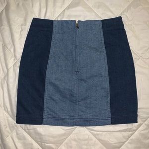 Free people denim skirt